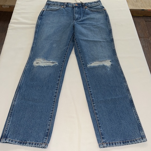 WRANGLER WILD WEST 603 HIGH RISE STRAIGHT JEANS Sz 27 - Picture 2 of 11